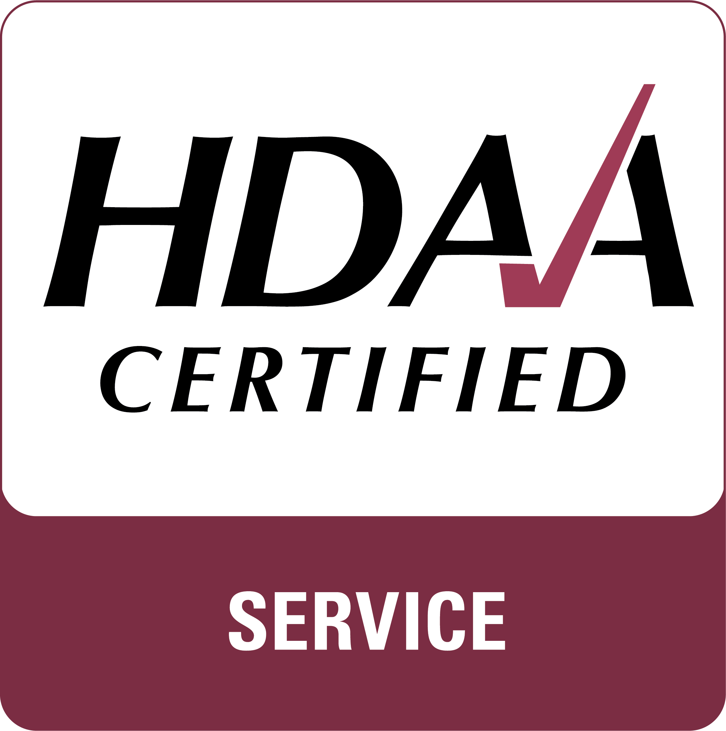 HDAA Certified Service Mark PNG
